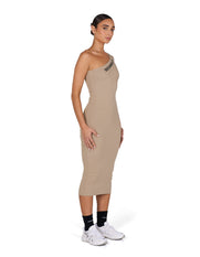 S1 One Sleeve Dress - Beige