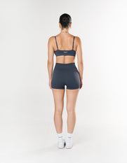 Seamless Mini Biker Shorts - Blueberry