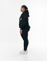 Sport Hoodie - Black/Cream