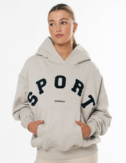 Sport Hoodie - Cream