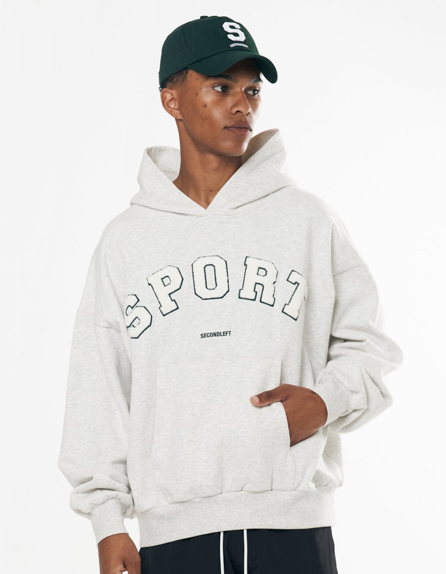 Sport Hoodie - Grey Marle/Porsche