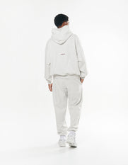 Sport Hoodie - Grey Marle/Berry