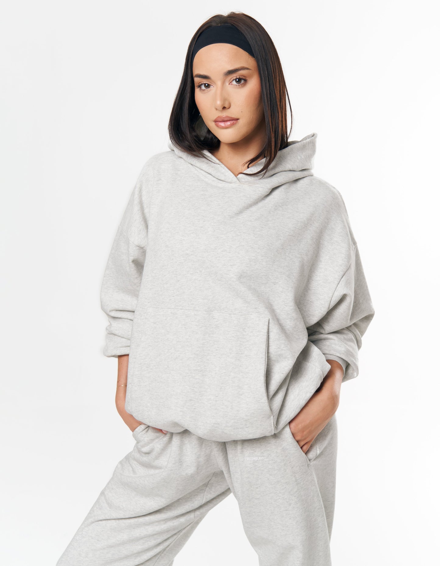 Essential Hoodie - Grey Marle