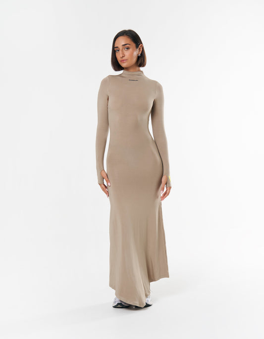 S1 Dress Long - Beige