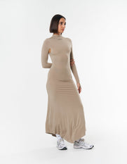 S1 Dress Long - Beige