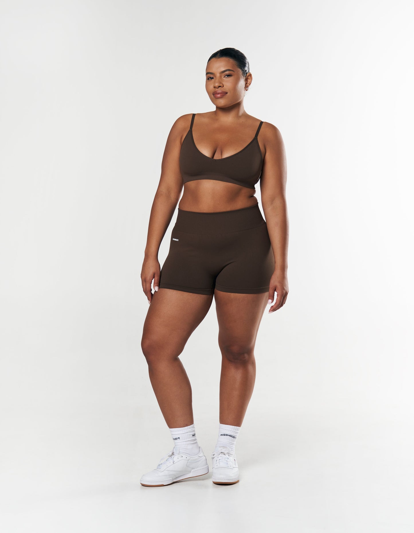 Seamless Mini Biker Shorts - Espresso