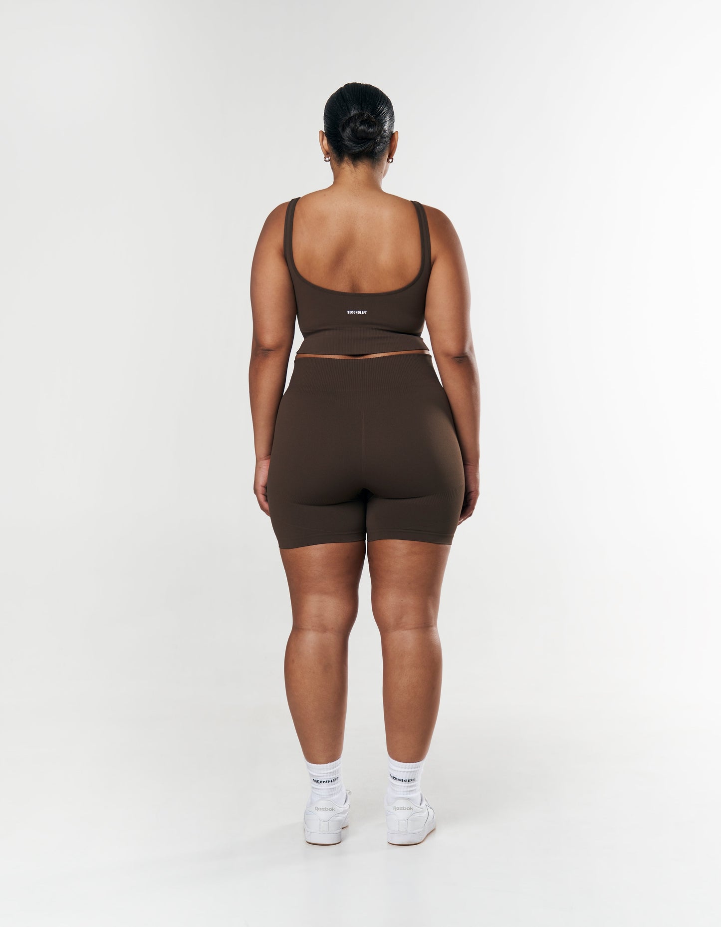 Seamless Midi Biker Shorts - Espresso