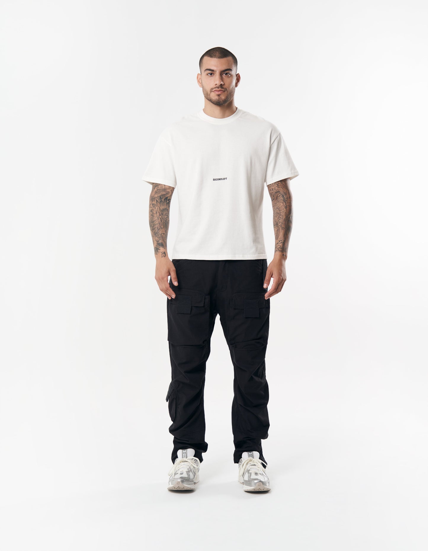 Cropped Classic Tee - White