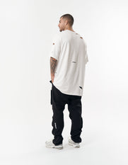 S1 Distressed Tee - White