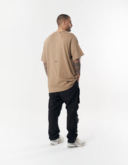 S1 Distressed Tee - Beige