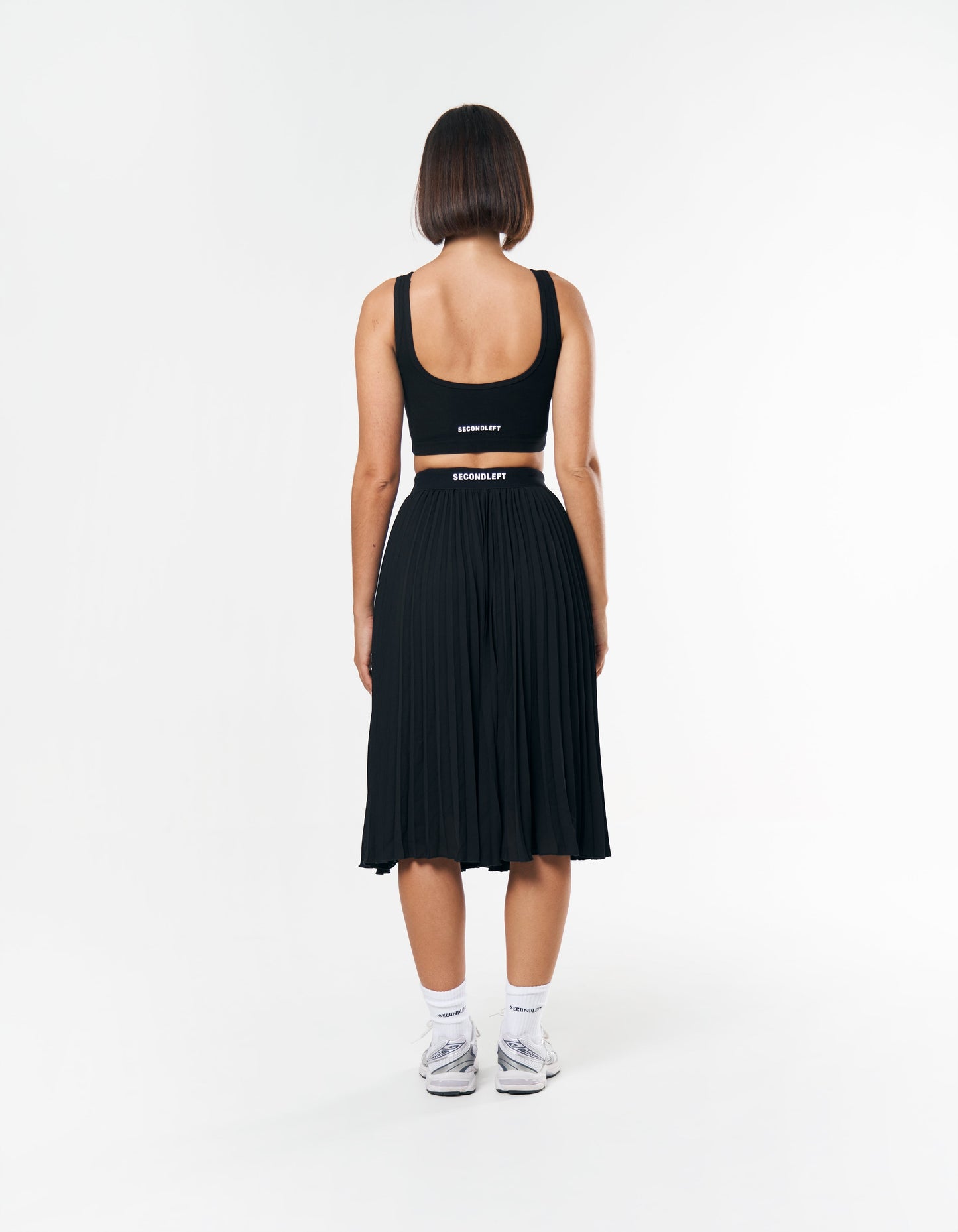 S1 Pleat Skirt - Black