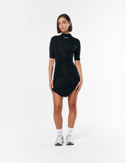 S1 Cut Out Dress Short - Black