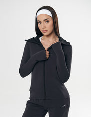 Peaches Zip Hoodie - Midnight