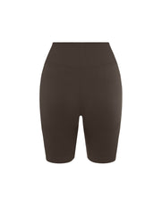 Seamless Midi Biker Shorts - Espresso