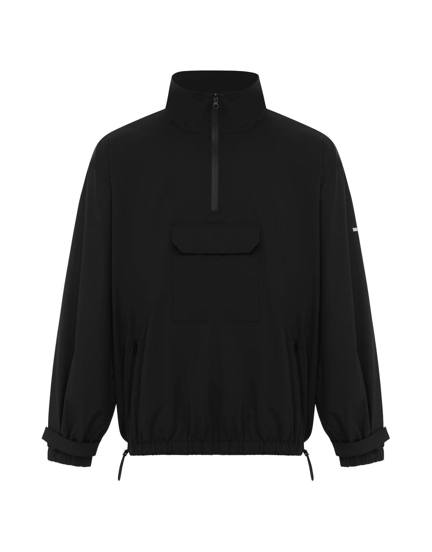 Sport Mens 1/4 Zip Jacket - Black