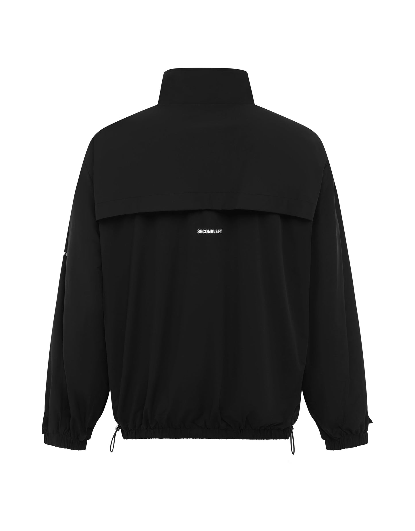 Sport Mens 1/4 Zip Jacket - Black