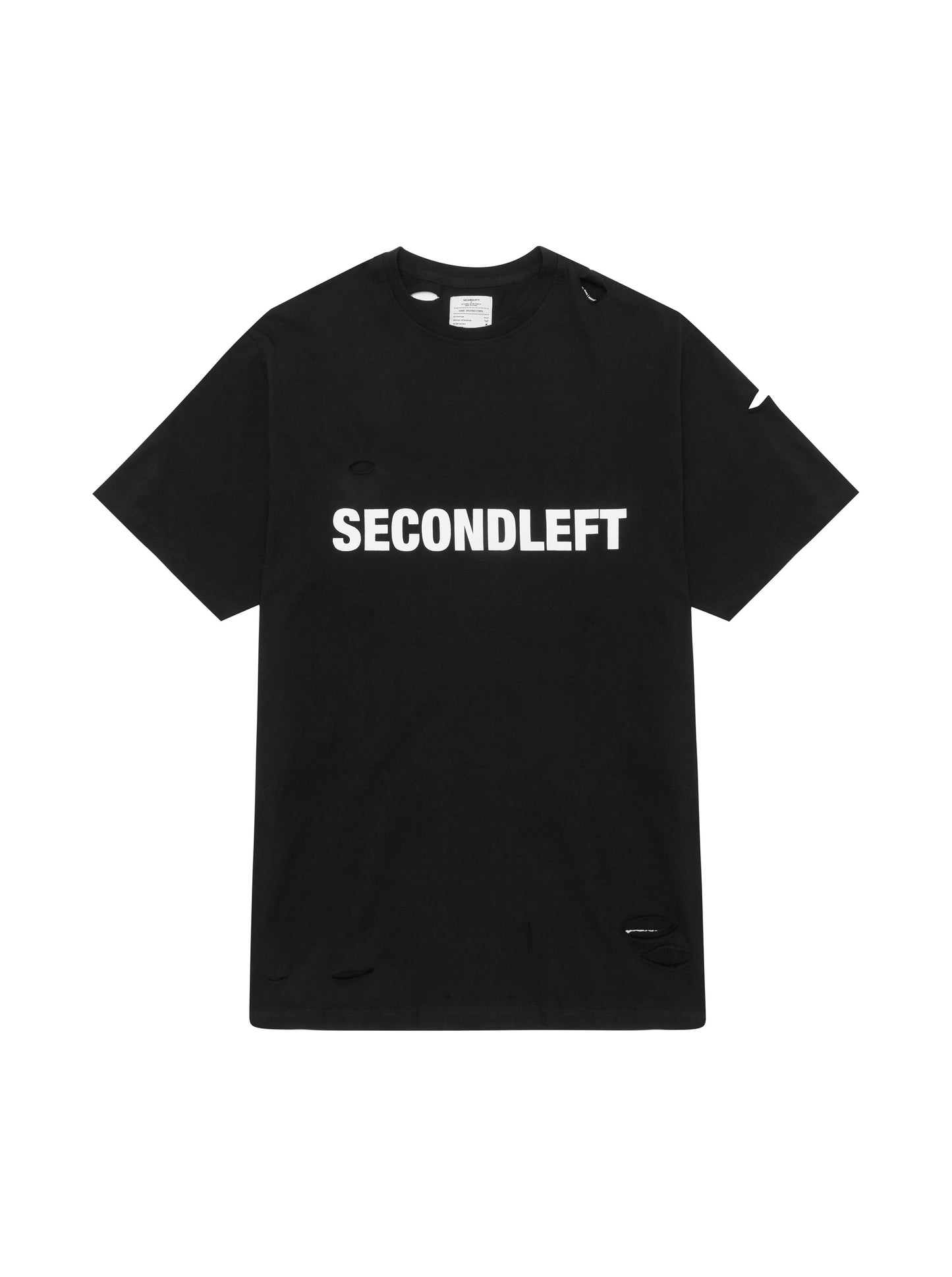 S1 Distressed Tee - Black