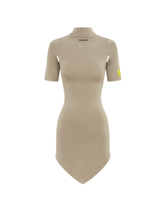 S1 Cut Out Dress Short - Beige