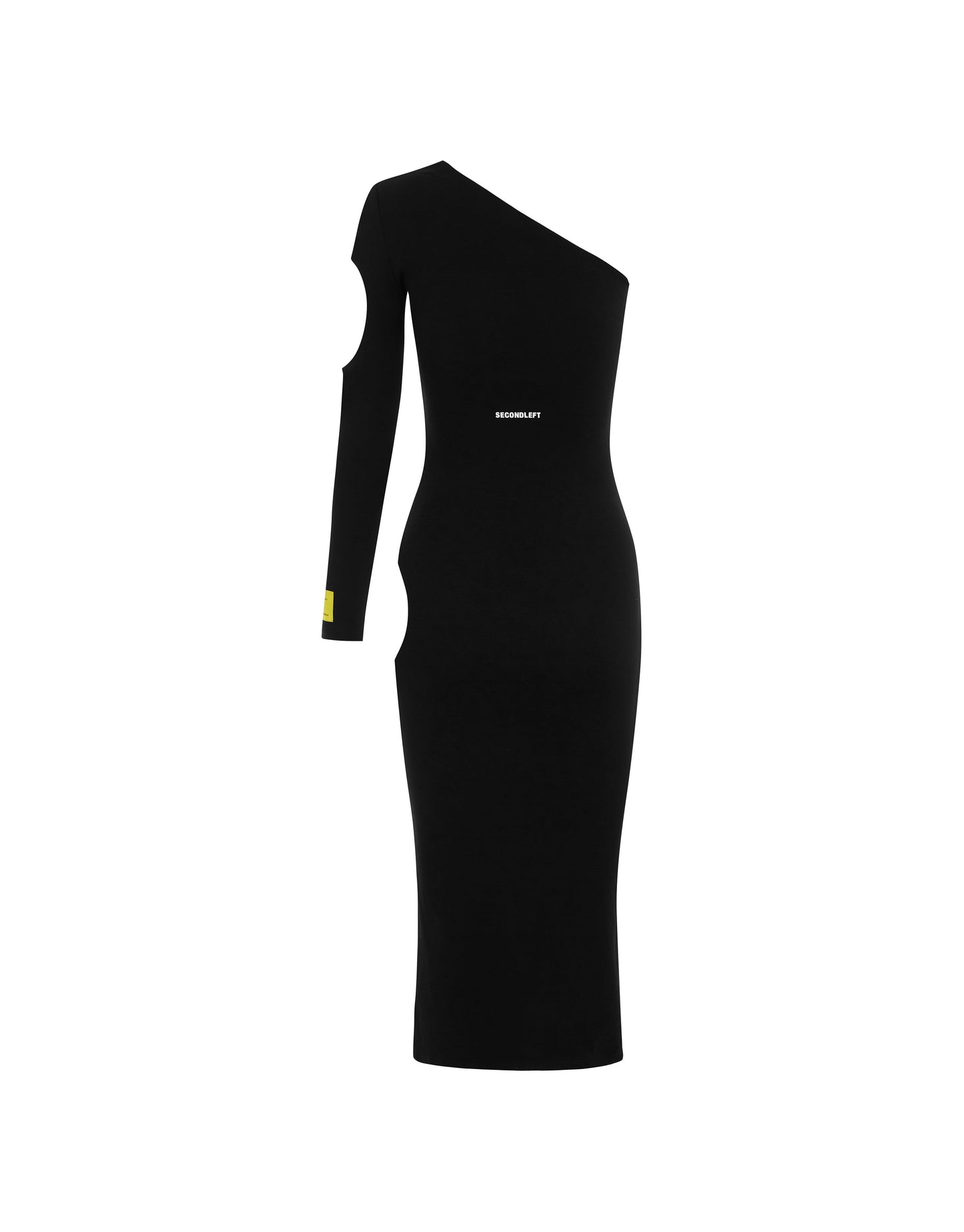 S1 One Sleeve Dress - Black