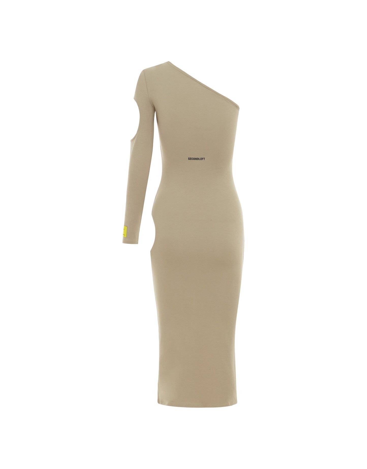 S1 One Sleeve Dress - Beige