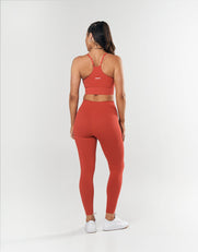 Seamless Strappy Crop - Red