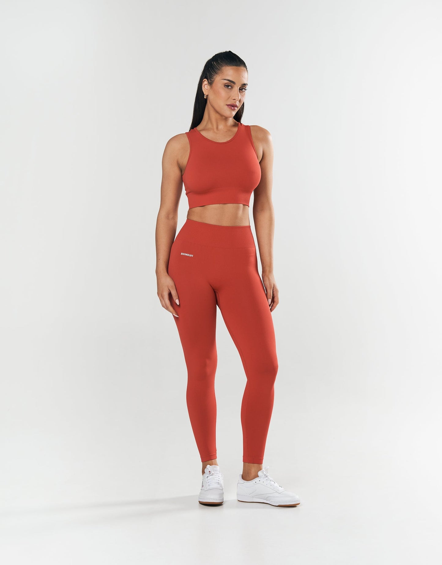 Seamless Cropped Singlet - Red